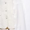 Diana - Handmade Women's White Organza Tallit - Image 10