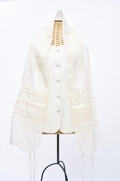 Marcella - Women's Handmade Sheer Organza Tallit