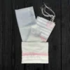 Georgina - Handmade Women's Sheer Pink Organza Tallit - Image 6