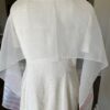 Georgina - Handmade Women's Sheer Pink Organza Tallit - Image 9