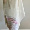 Georgina - Handmade Women's Sheer Pink Organza Tallit - Image 10