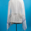 Emily - Handmade Women's Sheer Organza Lavender Tallit - Image 5