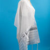 Journey - Handmade Women's Sheer Organza Tallit - Image 5