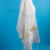 Daphne - Handmade Women's Sheer Organza Tallit - Image 4