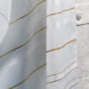 Hayden - Unisex Traditional Acrylic Tallit in White & Gold - Image 4