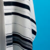 Ezrah - Men's Traditional Black and Silver Wool Tallit - Image 3