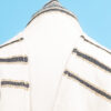 Echo - Handmade Men's Woven Cotton Tallit - Large Size - Image 5