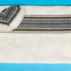 Echo - Handmade Men's Woven Cotton Tallit - Large Size - Image 8