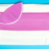Cecilia - Handmade Women's Silk Tallit with Doves - Image 8