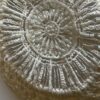 Ivory Kippah with Shiney Beads - Women's Handmade Crocheted - Image 2
