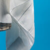 Ellis - Unisex White and Silver Acrylic Tallit - Image 7