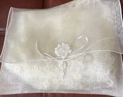 Alfie - Handmade Women's Sheer Organza Tallit - Image 7