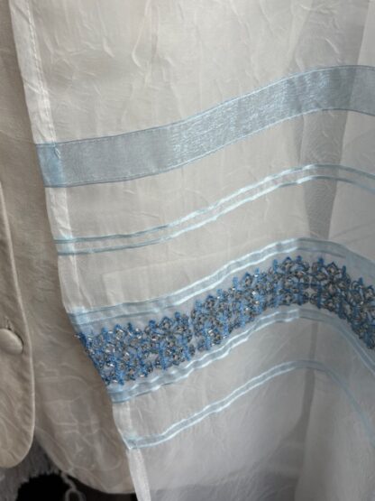 Lou - Handmade Woman's Sheer Organza Tallit - Image 2