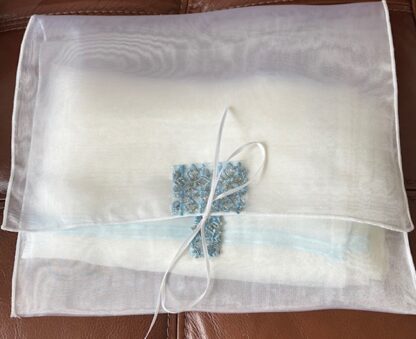 Lou - Handmade Woman's Sheer Organza Tallit - Image 7