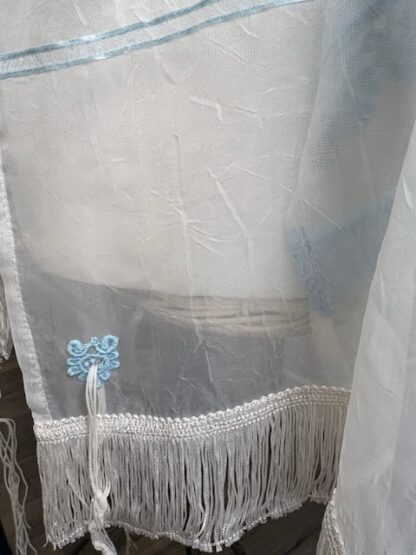 Meadow - Handmade Women's Organza Tallit - Image 2