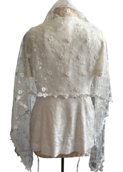 Alfie - Handmade Women's Sheer Organza Tallit - Image 2