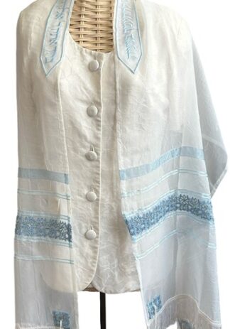 Lou - Handmade Woman's Sheer Organza Tallit
