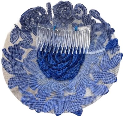 New Royal Embroidery - Handmade Womens Embroidered Kippah - Image 2