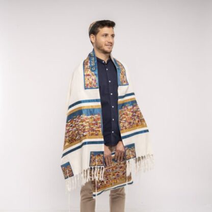 Gale - Handmade Unisex Viscose Tallit - Image 2